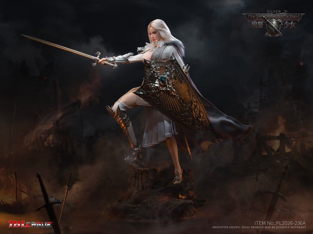 The Girl Under Wolf's Ward Action Figure 1/6 Alina (Silver) 30 cm