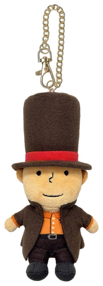 Professor Layton and the New World of Steam Plush Keychain Metal 16 cm