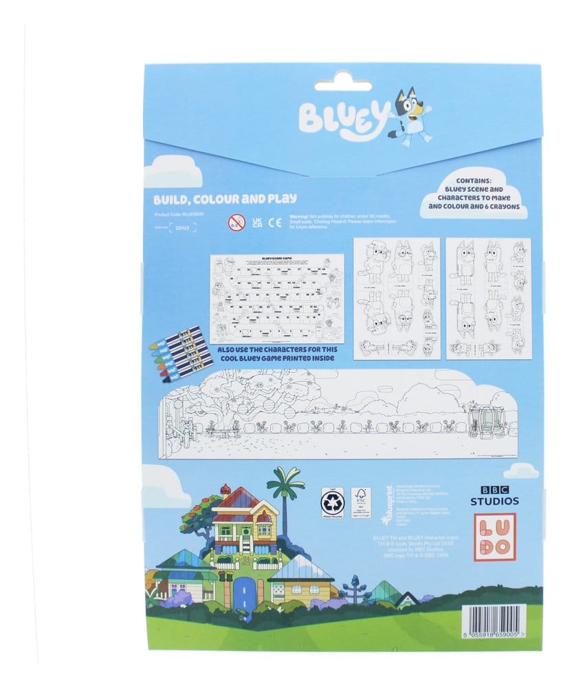 Bluey Colouring and Play World Set