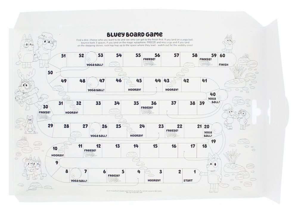 Bluey Colouring and Play World Set