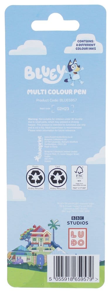 Bluey Multi Colour Pen