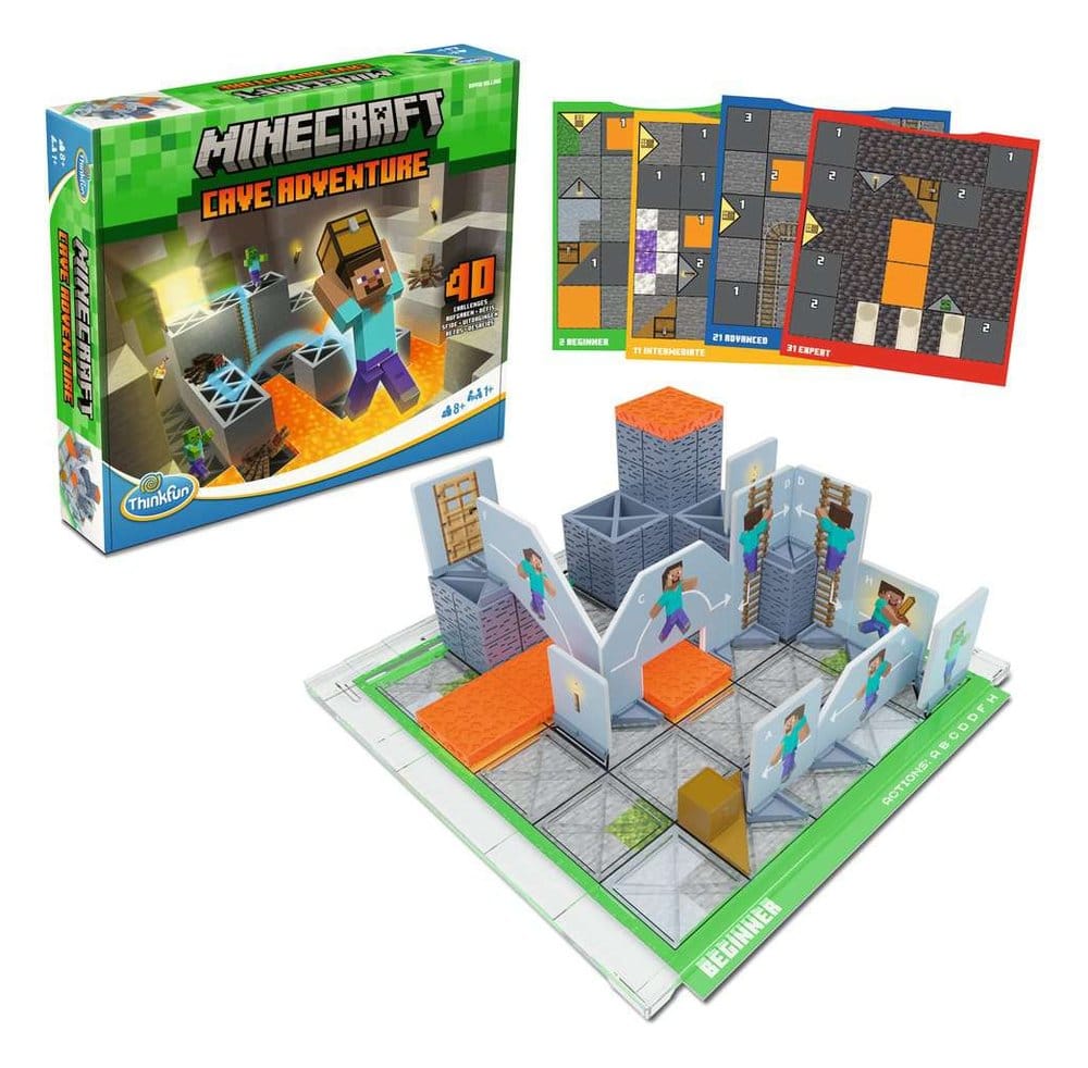 Minecraft Cave Adventure Logic Game