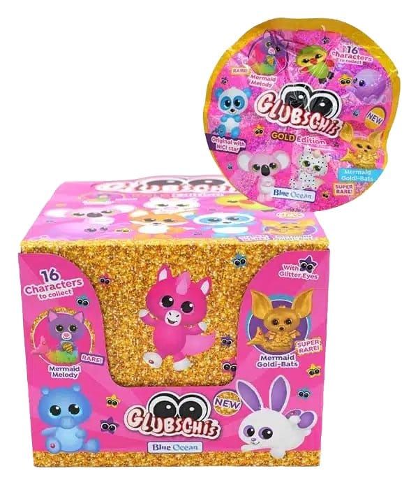 Glubschis Minifigures Series 7 Gold Edition Display (20)