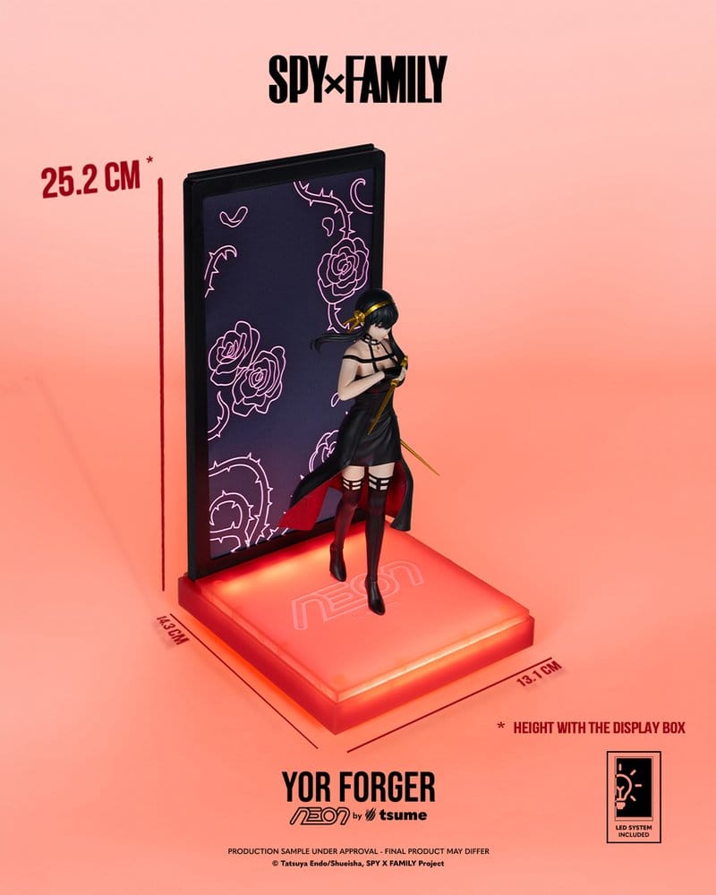 Spy x Family Neon Figure 1/9 Yor Forger 20 cm