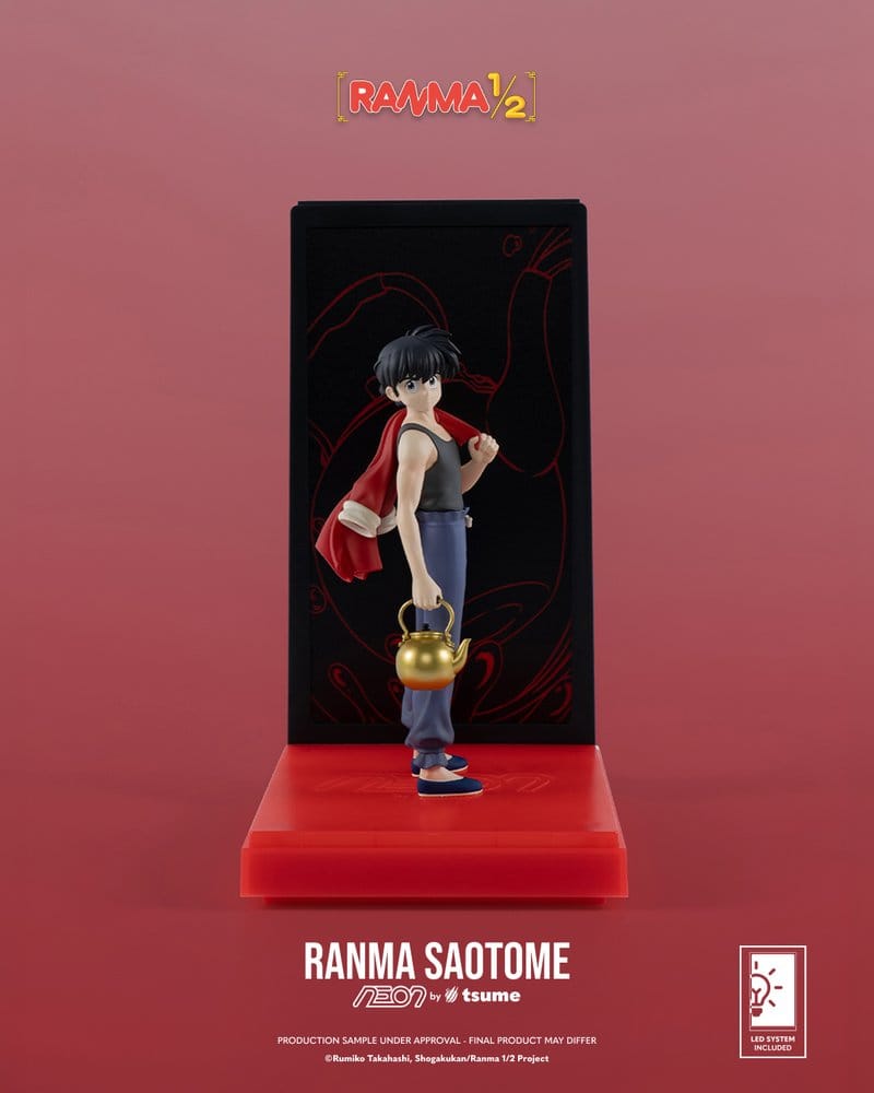 Ranma Neon Figure 1/9 Ranma Saotome Boy 20 cm