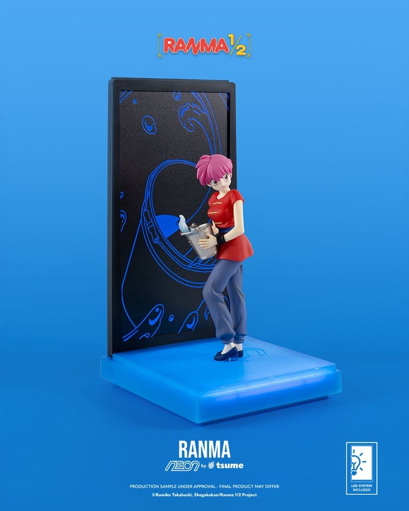 Ranma Neon Figure 1/9 Ranma Saotome Girl 20 cm