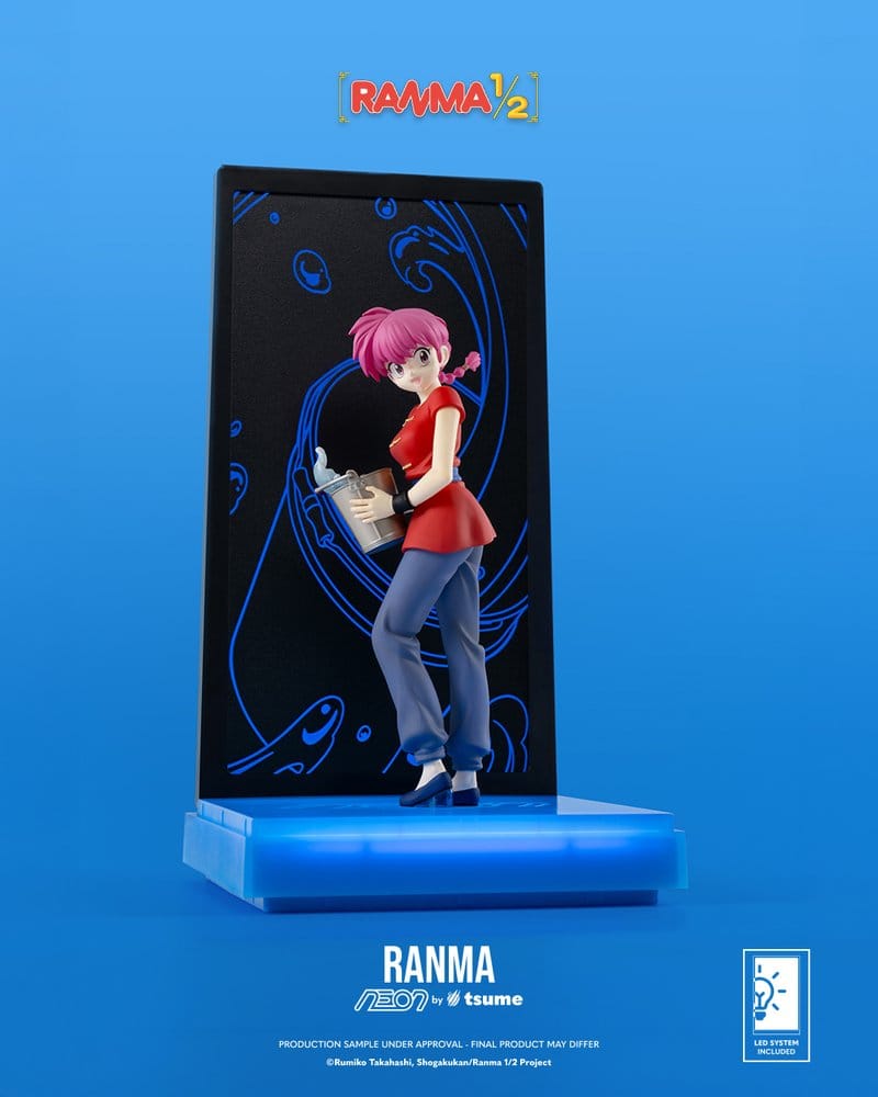 Ranma Neon Figure 1/9 Ranma Saotome Girl 20 cm