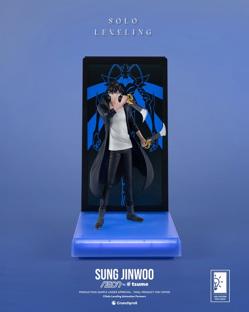 Solo Leveling Neon Figure 1/9 Sung Jinwoo 20 cm