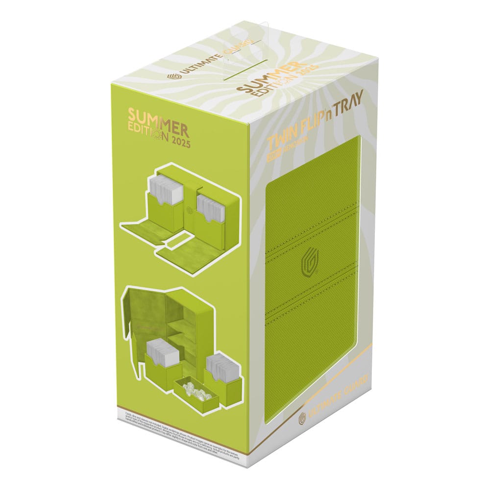 Ultimate Guard Twin Flip'n'Tray 200+ Xenoskin "Summer Edition 2025" - Lime
