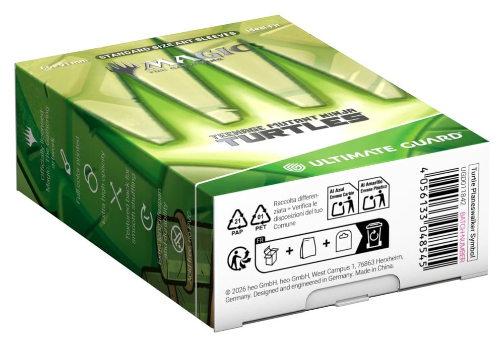Ultimate Guard Art Sleeves Magic: The Gathering | Teenage Mutant Ninja Turtles - Turtle Planeswalker Symbol