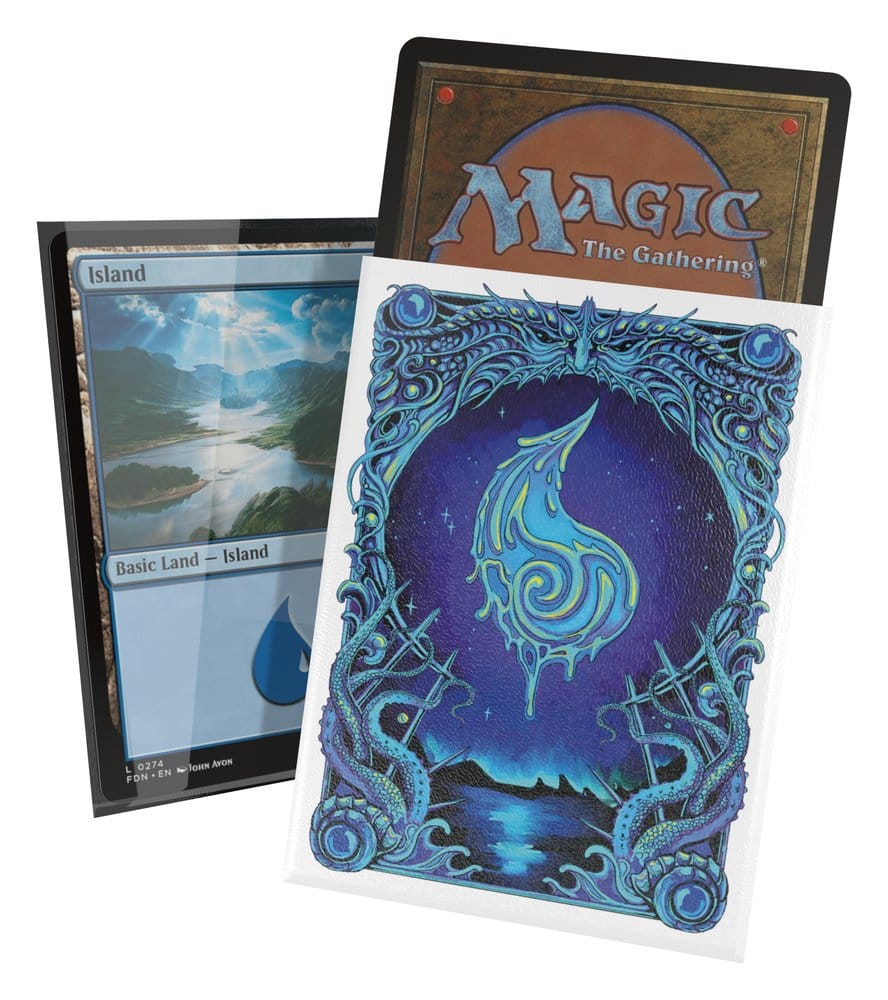 Ultimate Guard Art Sleeves Magic: The Gathering "Mana Token" - Island