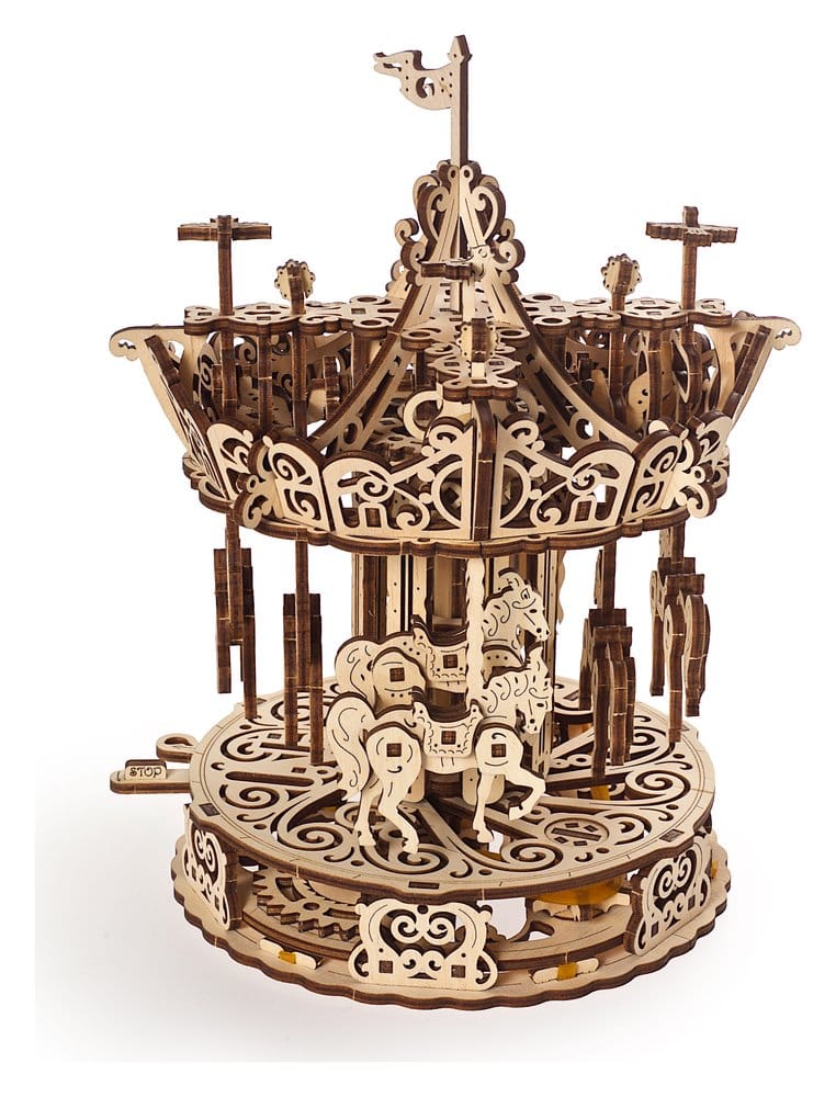 Ugears 3D Wooden Puzzle Carousel