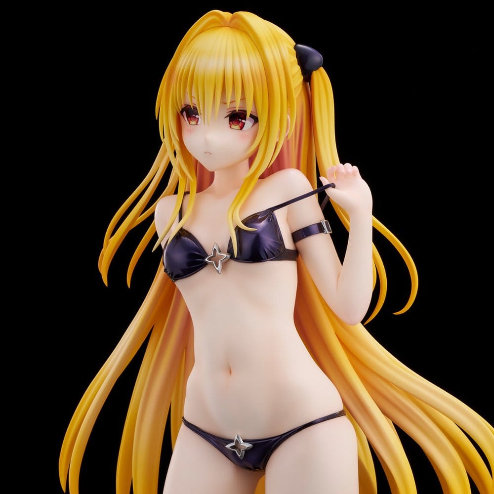 To Love Ru Darkness Swimsuit Series PVC Figure 1/4 Golden Darkness 39 cm