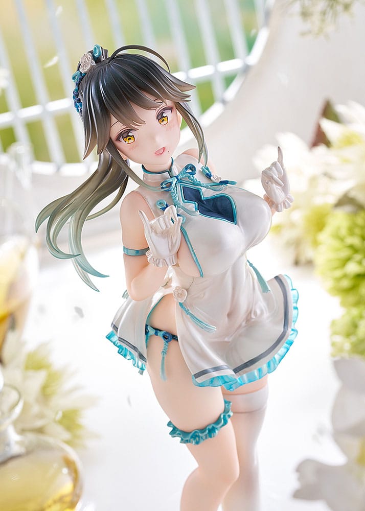 Avian Romance Pink Label 5 PVC Statue 1/6 Ponytail Girl: Qipao 29 cm