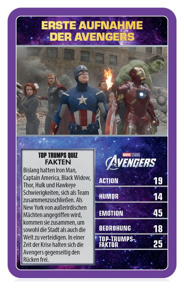 Marvel Card Game Top Trumps Collectables *German Version*