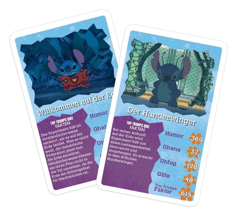 Lilo & Stitch Card Game Top Trumps *German Version*