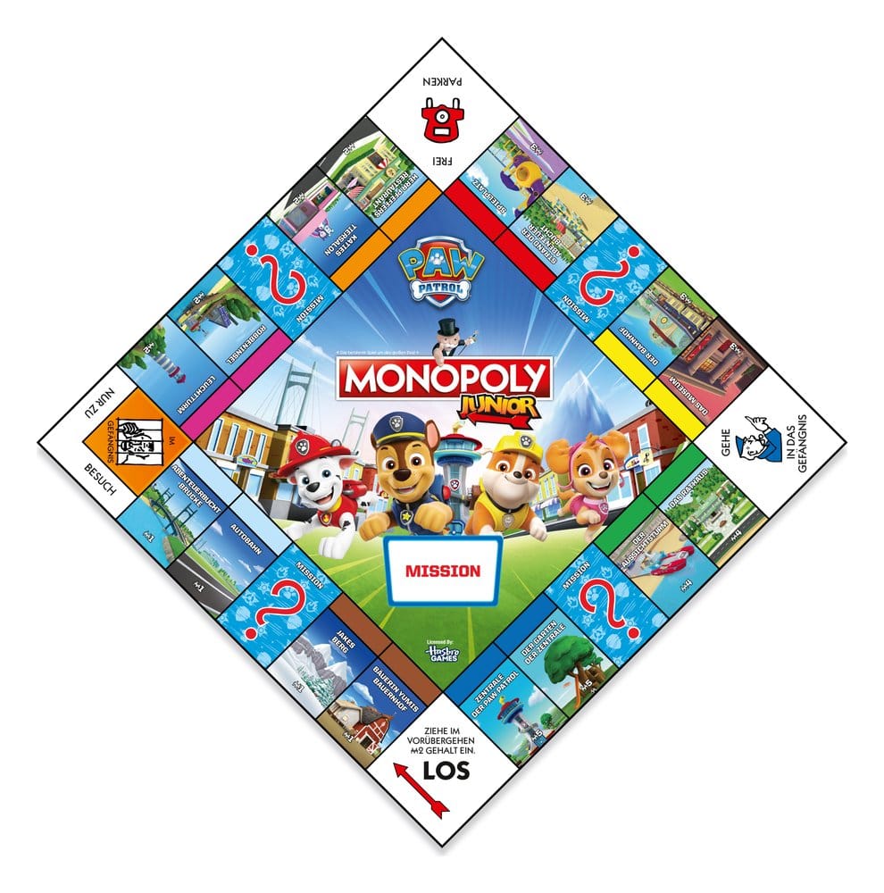 PAW Patrol Board Game Monopoly Junior *German Version*