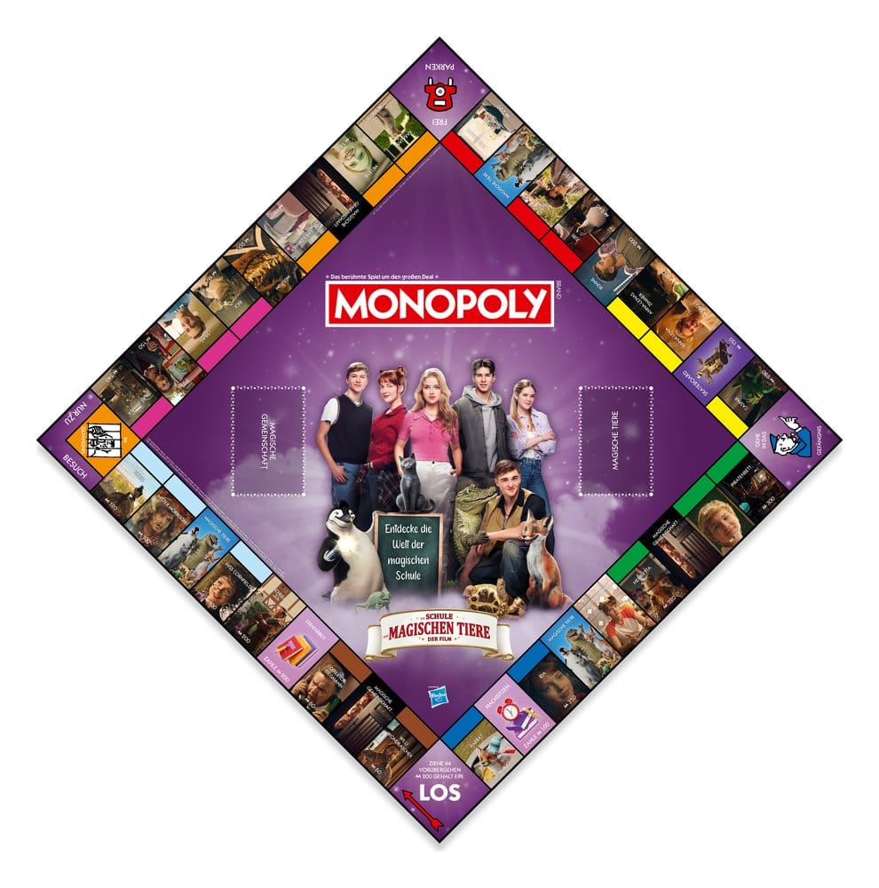 Monopoly Board Game School of Magical Animals *German Version*