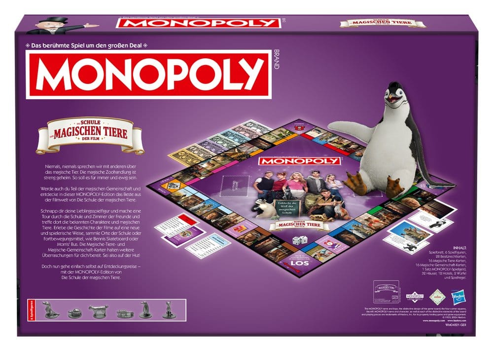 Monopoly Board Game School of Magical Animals *German Version*