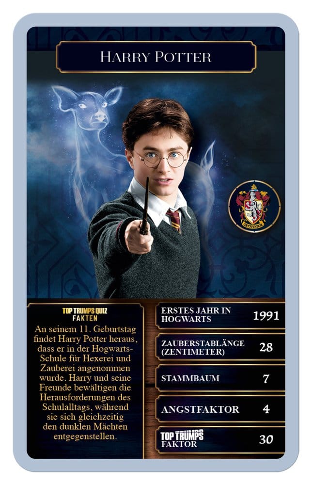 Harry Potter Card Game Top Trumps Witches and Wizards New Version *German Version*