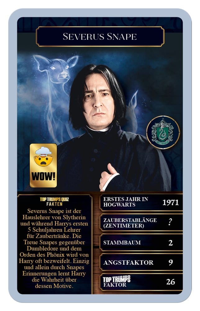 Harry Potter Card Game Top Trumps Witches and Wizards New Version *German Version*