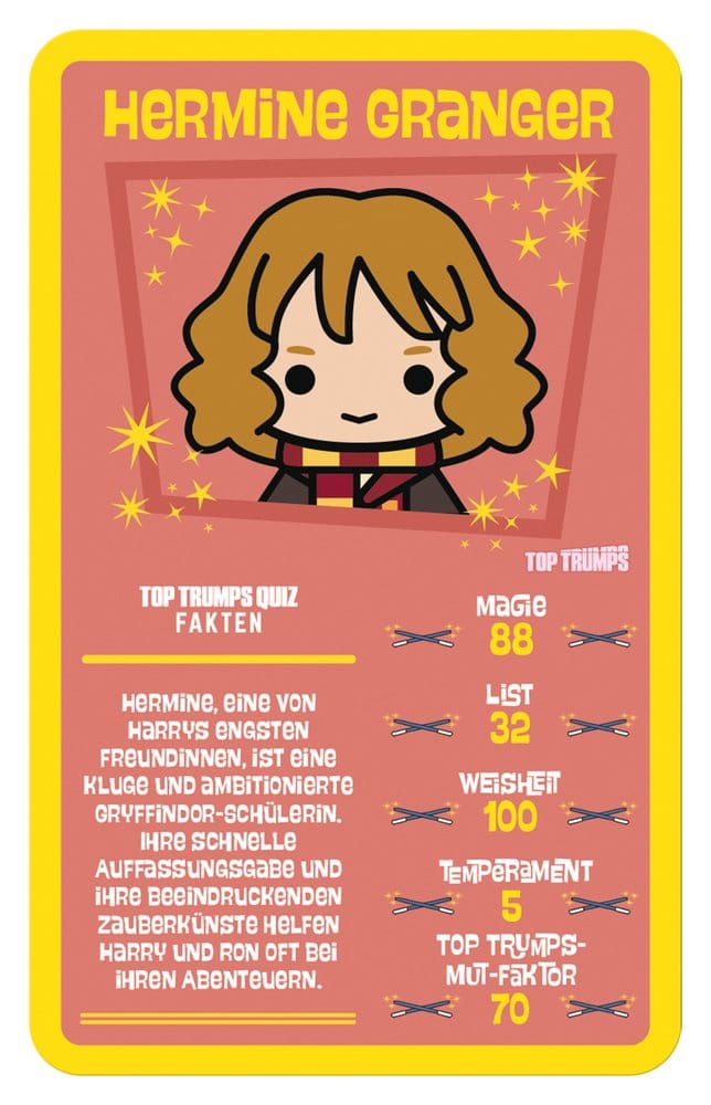 Harry Potter Card Game Top Trumps Chibi Style *German Version*
