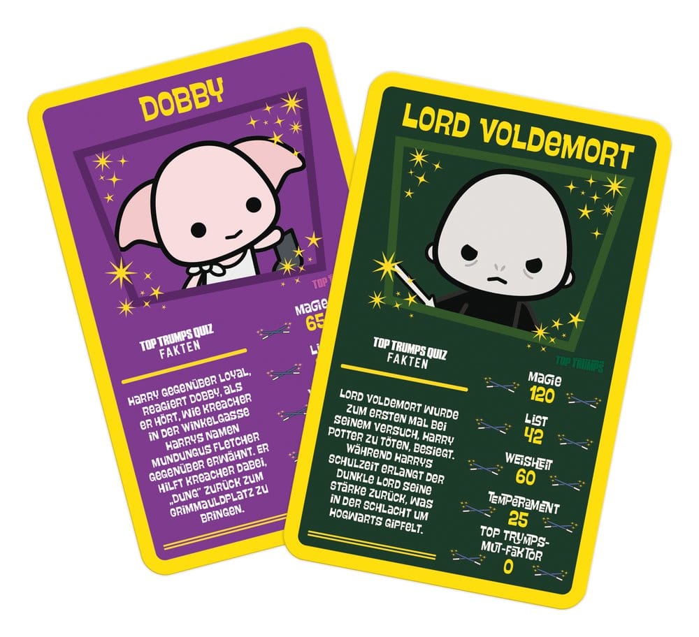 Harry Potter Card Game Top Trumps Chibi Style *German Version*