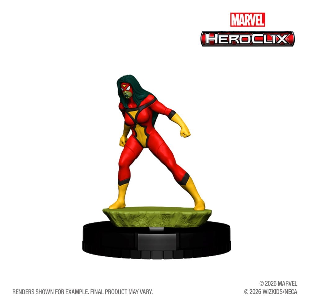 Marvel HeroClix: Secret Wars Figure Skrull Queen Spider-Woman 10 cm