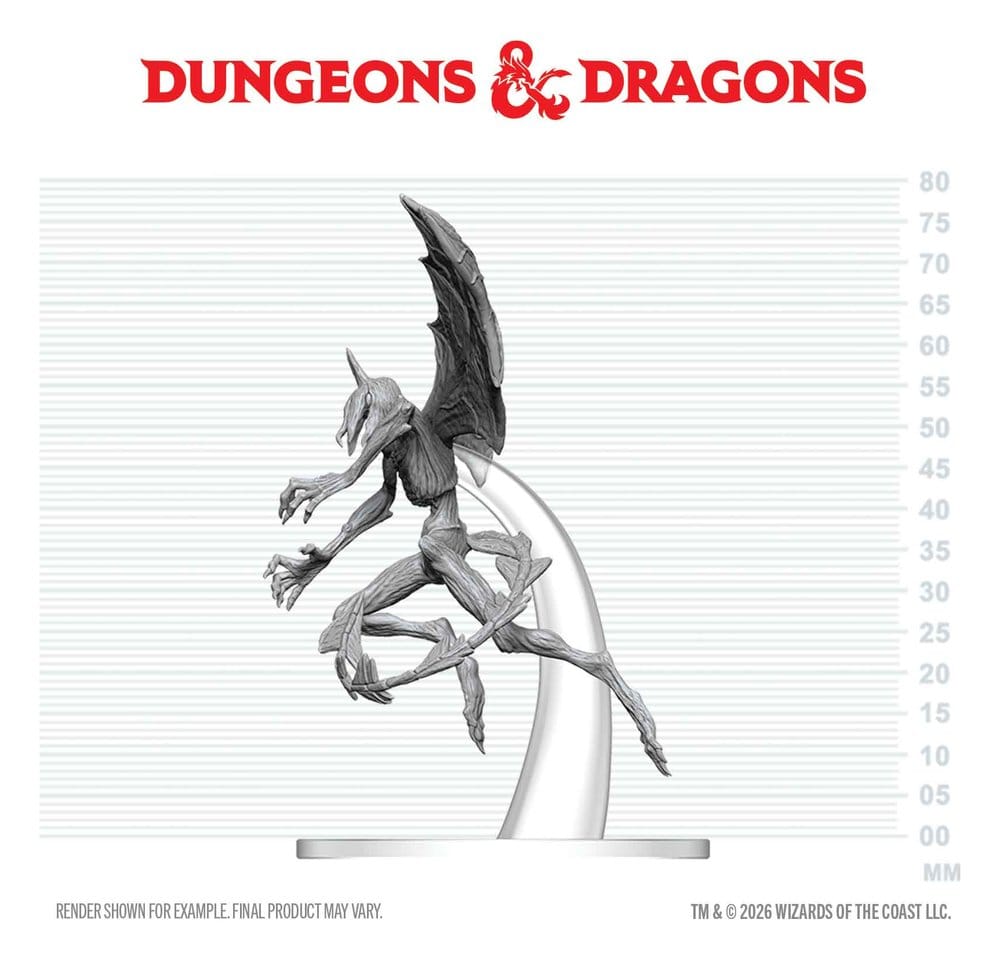 Dungeons & Dragons Nolzur's Marvelous Miniatures Unpainted Miniature Nightgaunt 17 cm