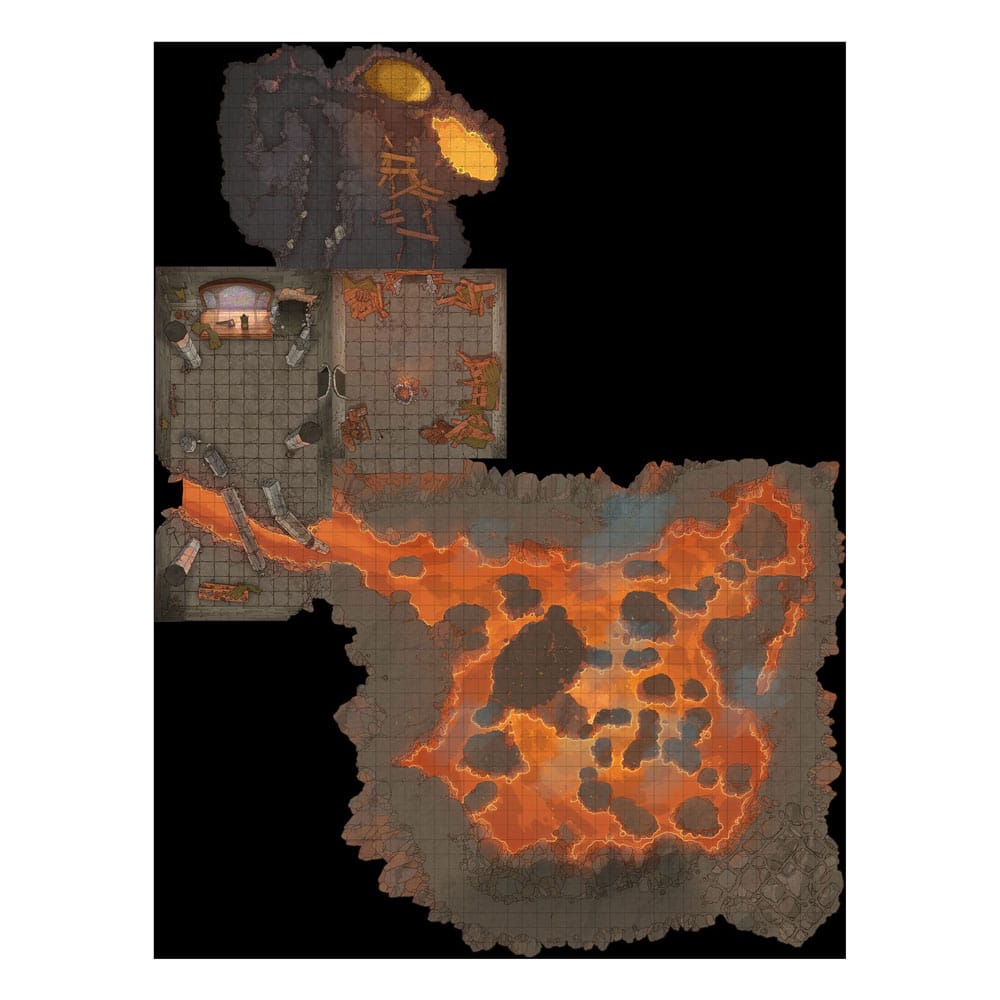 Dungeons & Dragons Icons of the Realms Pre-Painted Miniatures Adventure in a Box - Red Dragon's Lair