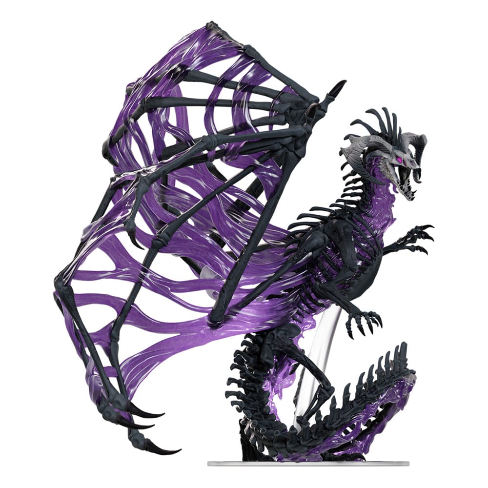 D&D Icons of the Realms Black Dracolich 30 cm Boxed Pre-Painted Miniature