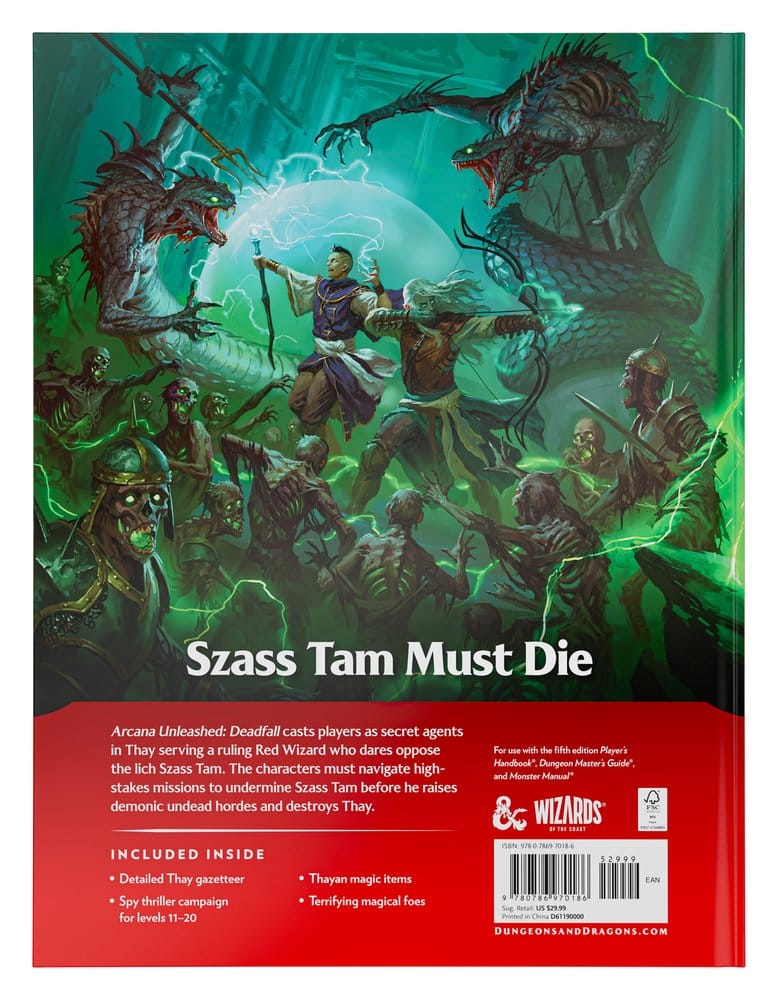 Dungeons & Dragons RPG Arcana Unleashed: Deadfall Book *English Version*