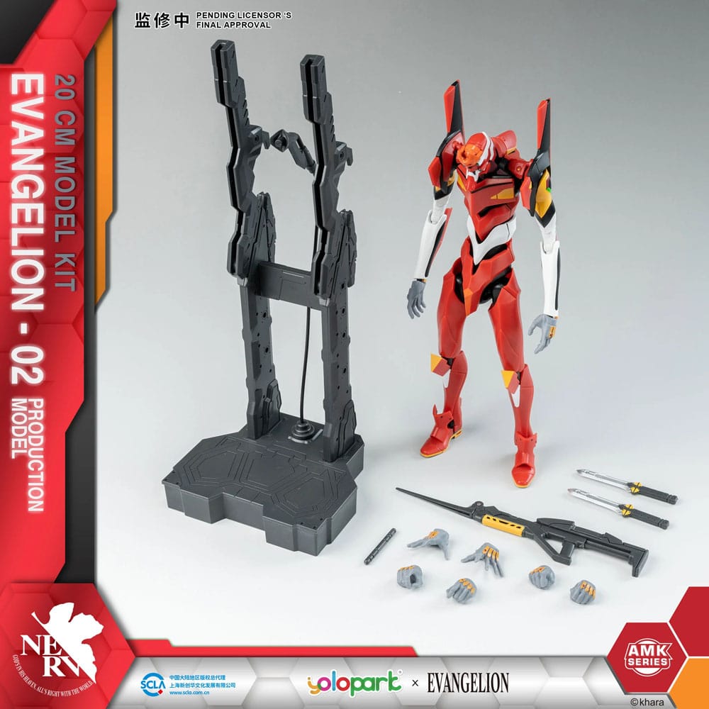 Neon Genesis Evangelion AMK Series Eva-02 20 cm Plastic Model Kit