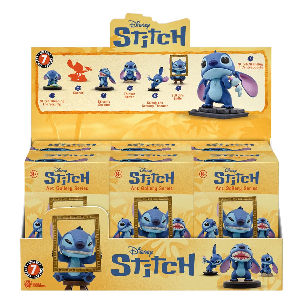 Lilo & Stitch Hero Box Art Gallery Series Mini Figures 8 cm Display (6)