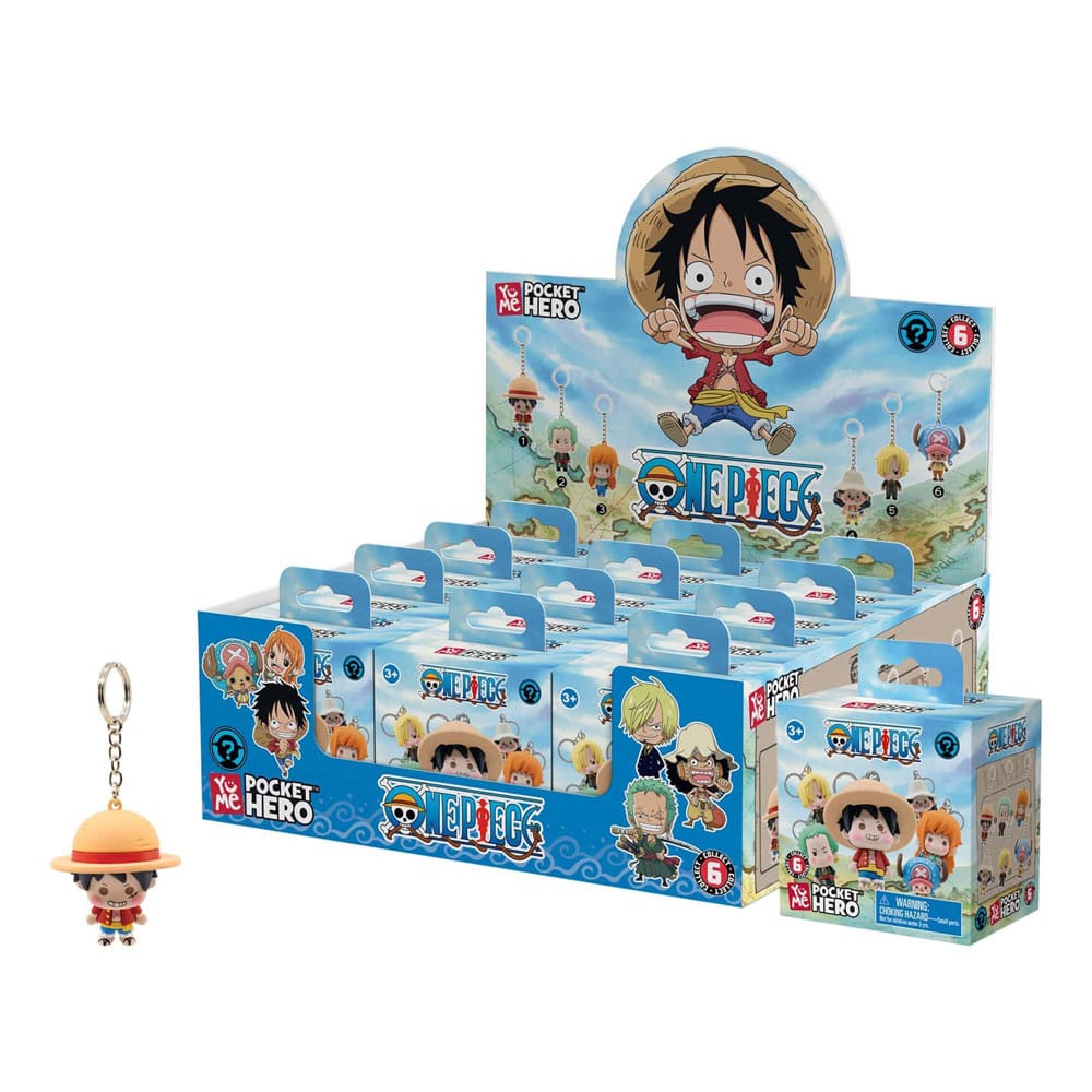 One Piece Pocket Hero Keychain Series 2 Display (12)