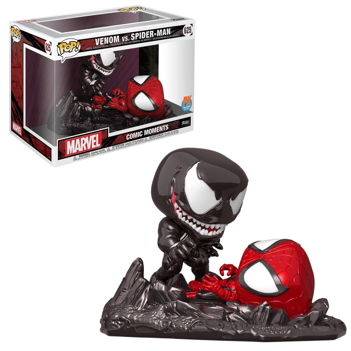 Marvel Funko Pop! Vinyl Comic Moments Venom vs Spider-Man