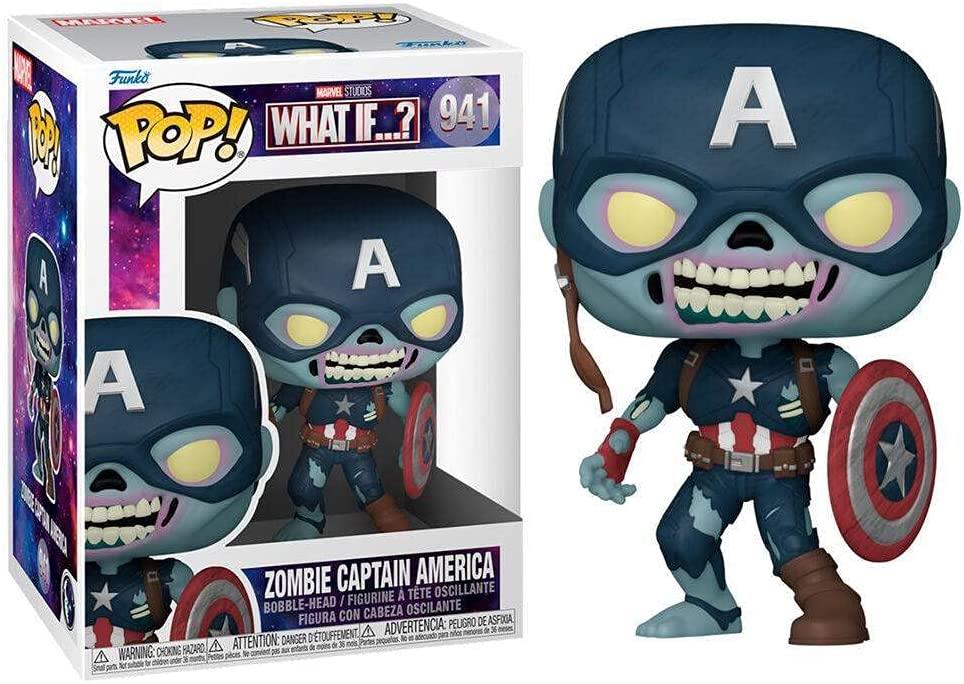 Marvel What If...? Zombie Captain America Funko Pop! Vinyl Figure #941