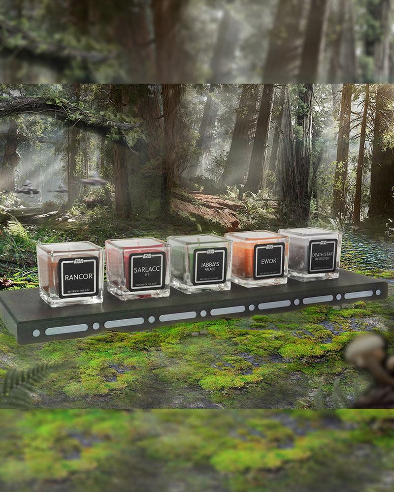 OFFICIAL STAR WARS RETURN OF THE JEDI CANDLE SET: COLLECTORS EDITION