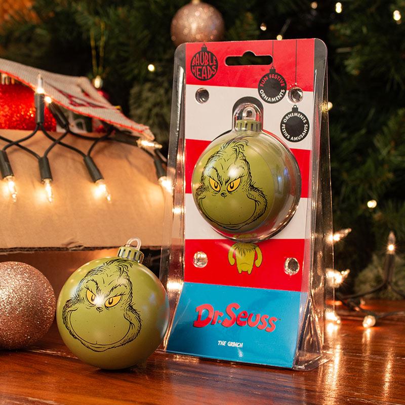 Bauble Heads The Grinch Christmas Decoration / Ornament