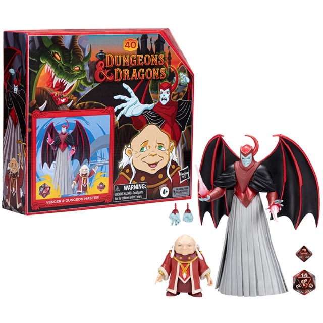 Dungeons & Dragons Cartoon Classics Scale Dungeon Master & Venger Figures 2 Pack
