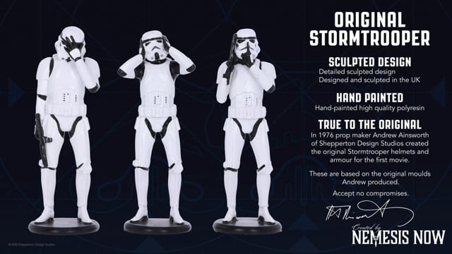 Star Wars Set of Three Wise Stormtroopers Figurines