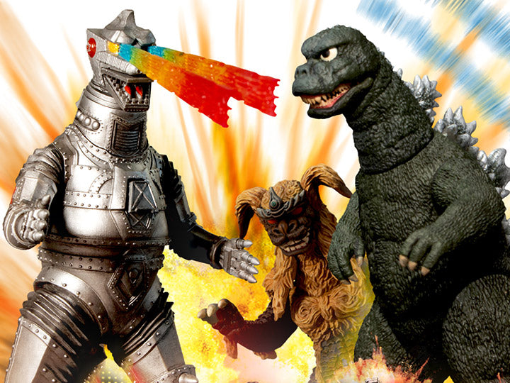 Godzilla vs. Mechagodzilla (1974) 5 Points XL Three Figure Boxed Set