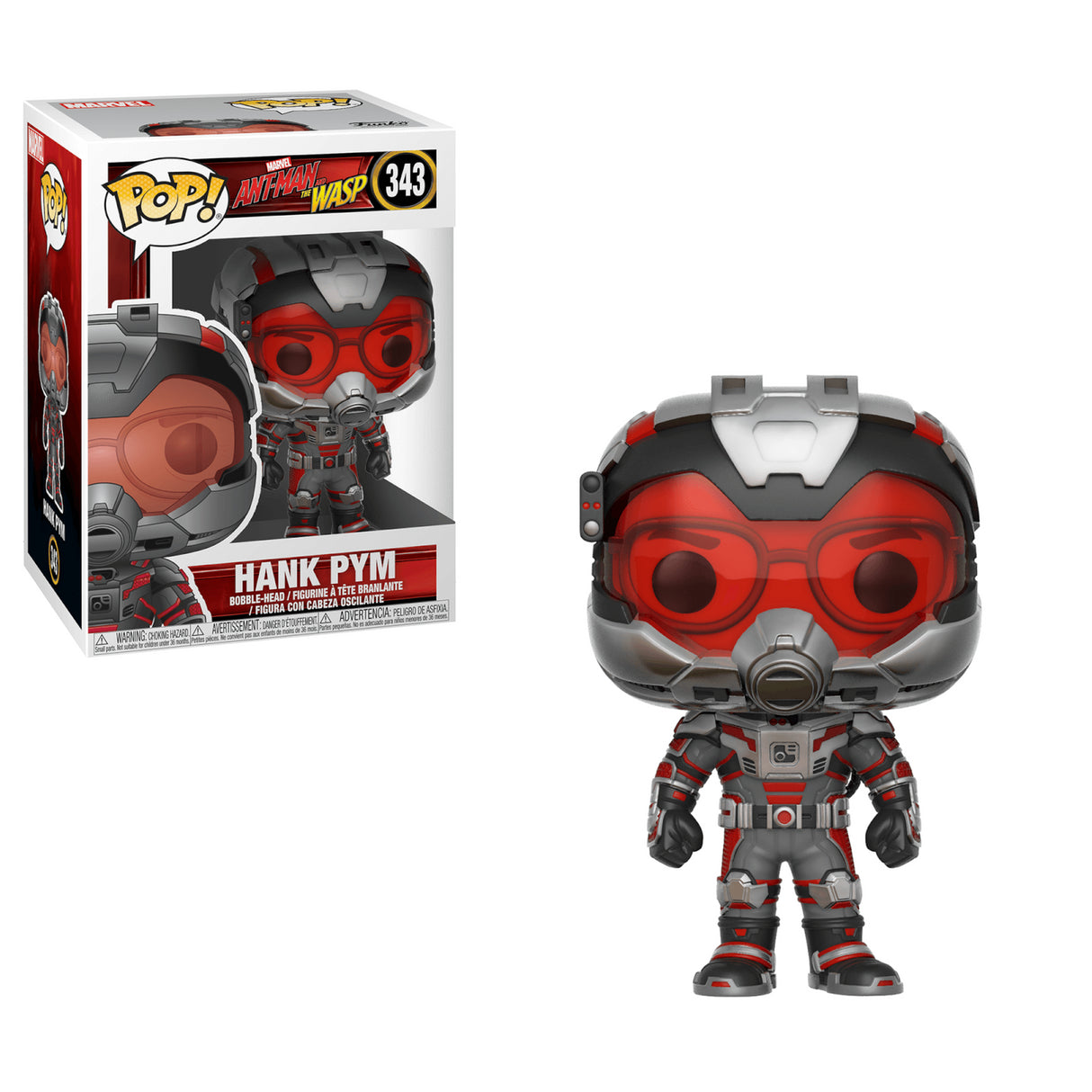 Marvel Ant-Man and the Wasp Hank Pym Funko Pop! Vinyl Figure #343