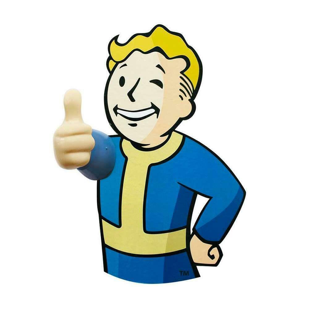 Fallout - Vault Boy 'Thumbs Up' Coat Hooks (2 Pack)