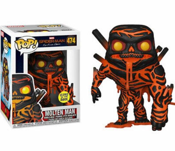 Pop Marvel Spider-Man Far From Home Molten Man Vinyl Figure