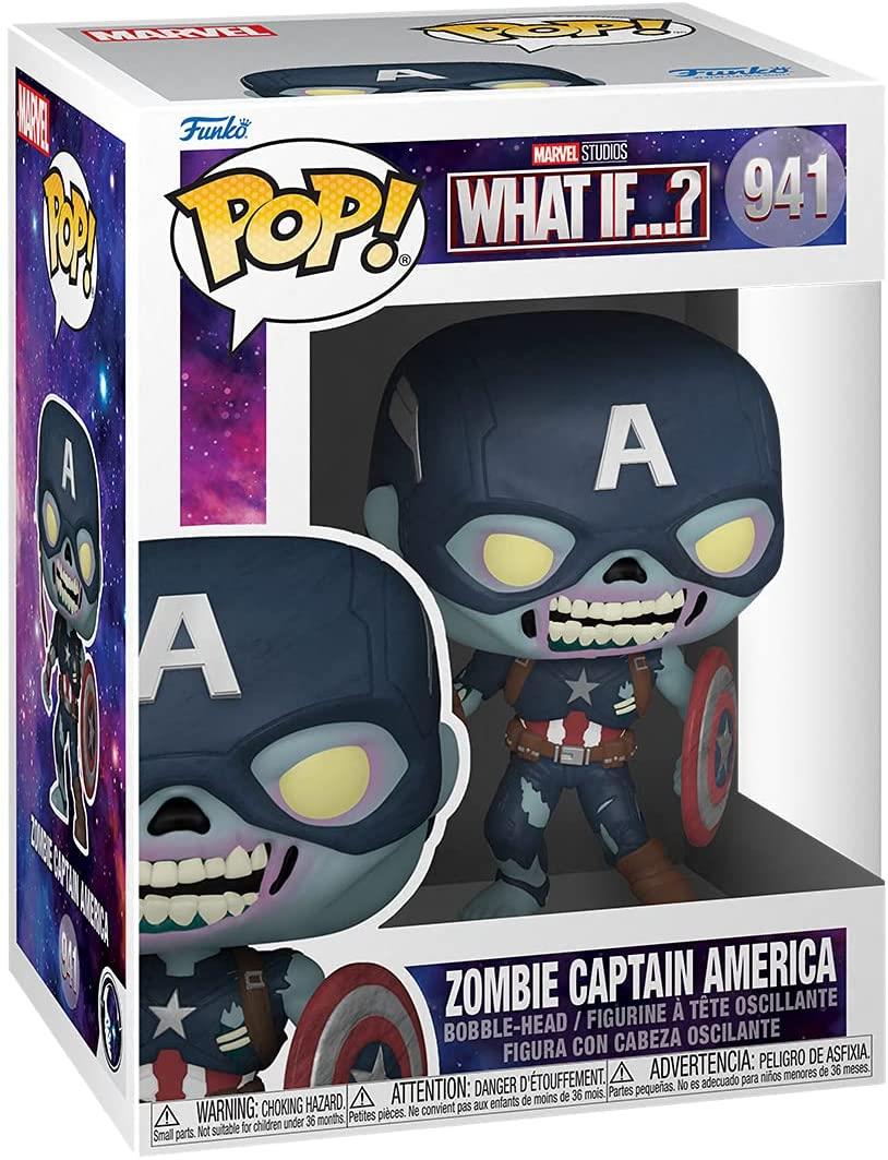 Marvel What If...? Zombie Captain America Funko Pop! Vinyl Figure #941