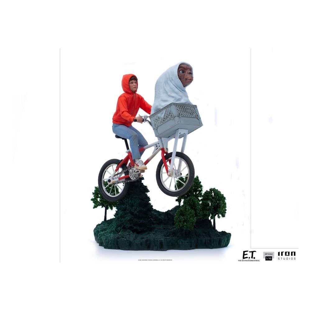E.T. & Elliot On Bike 1/10 Scale Statue