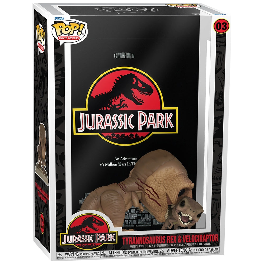 Pop Movie Poster Jurassic Park Vinyl Figure