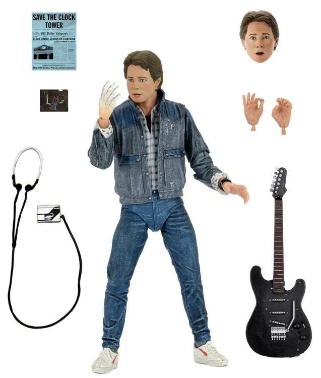NECA Back to the Future Marty McFly 1985 Guitar Audition Ultimate 7 Inch Scale Action Figure