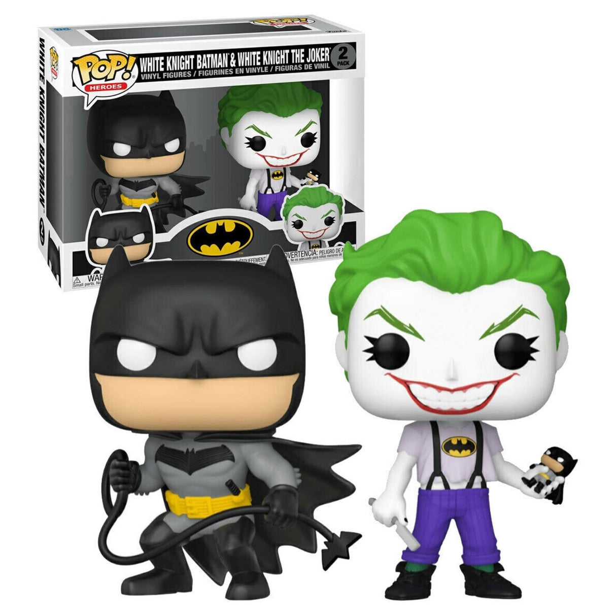 DC Comics SDCC 2021 Batman White Knight Batman and Joker Funko Pop! Vinyl 2 Pack